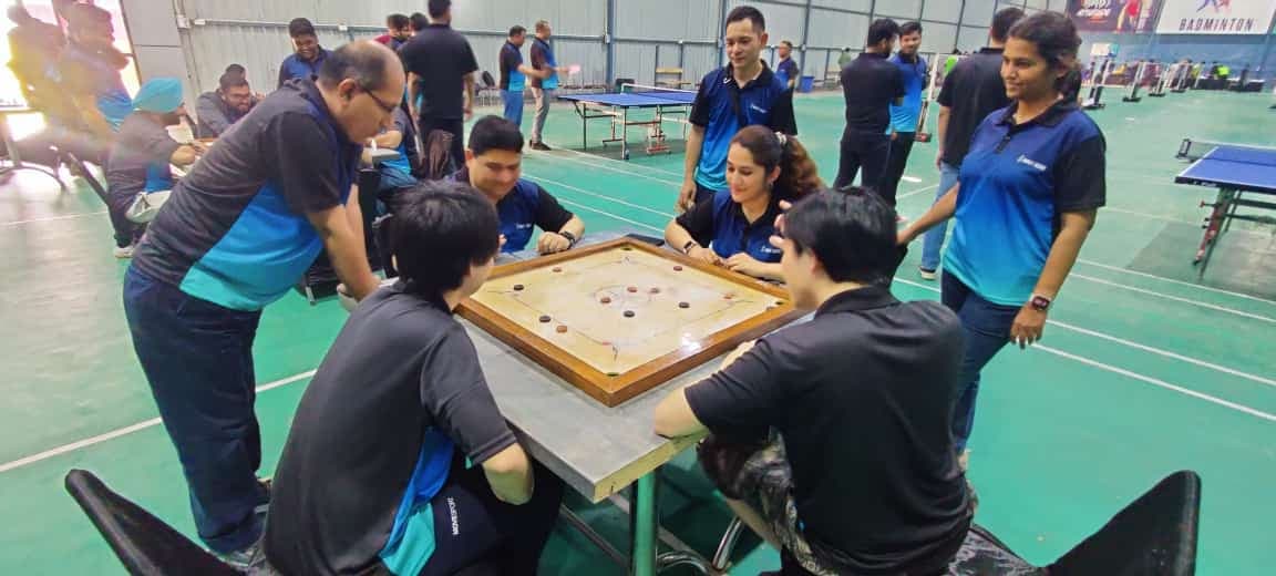 Indoor team activities and friendly competition